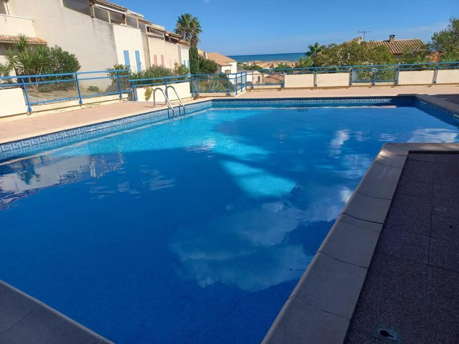 Plain-Pied, Terrasse, Piscine, Pleine Vue Mer, Plage A 6' A Pied, Parking, Wifi Fleury  Exterior photo