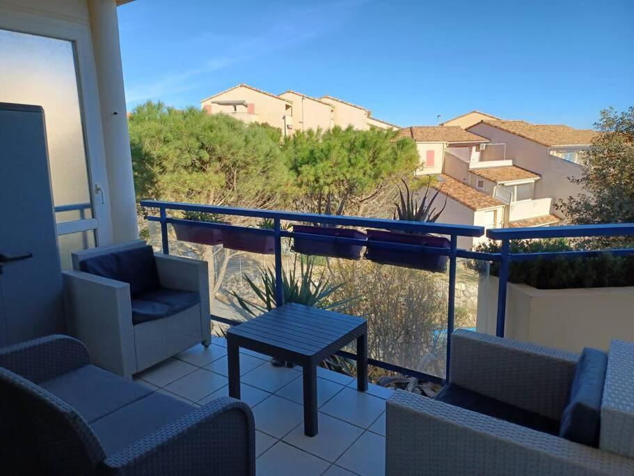 Plain-Pied, Terrasse, Piscine, Pleine Vue Mer, Plage A 6' A Pied, Parking, Wifi Fleury  Exterior photo