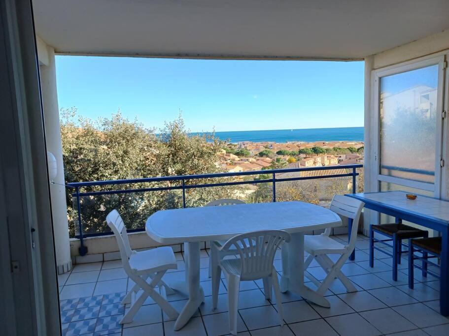 Plain-Pied, Terrasse, Piscine, Pleine Vue Mer, Plage A 6' A Pied, Parking, Wifi Fleury  Exterior photo